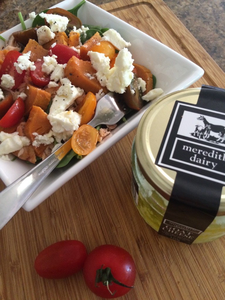 Recipe Salmon & Goat's Cheese Salad